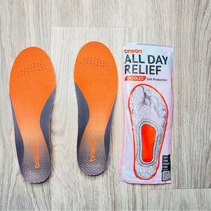 Brison All Day Relief Insoles Soft Protection Men 5-8 Women 6.5-9.5
